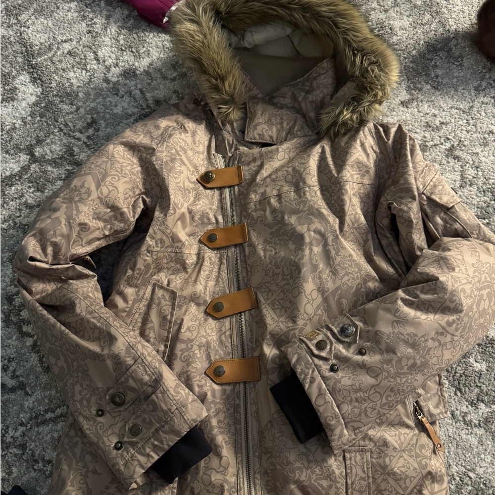 Oakley Gretchen Ski Jacket with Faux Fur Trim